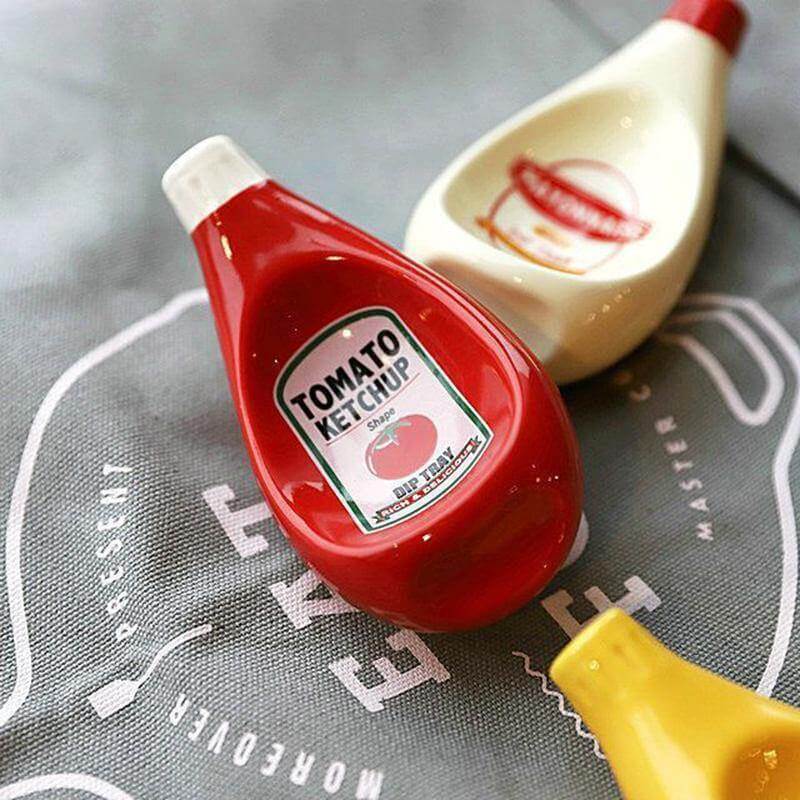 Ceramic Sauce Bottle Plate - Image 2