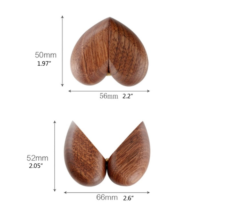 Forever Heart Wooden Ring Box - Image 5
