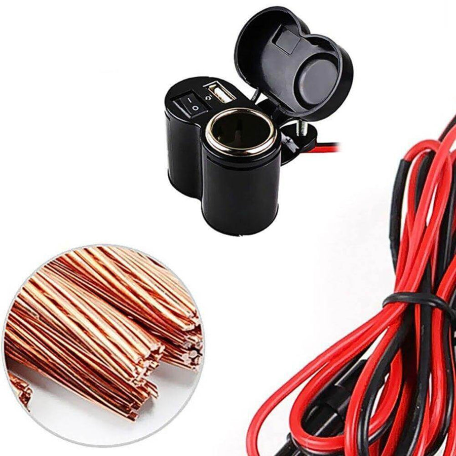 Motorcycle Waterproof USB Power Charging Port - Image 6