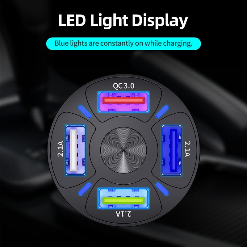 4-Port USB Car Quick Charge - Image 5