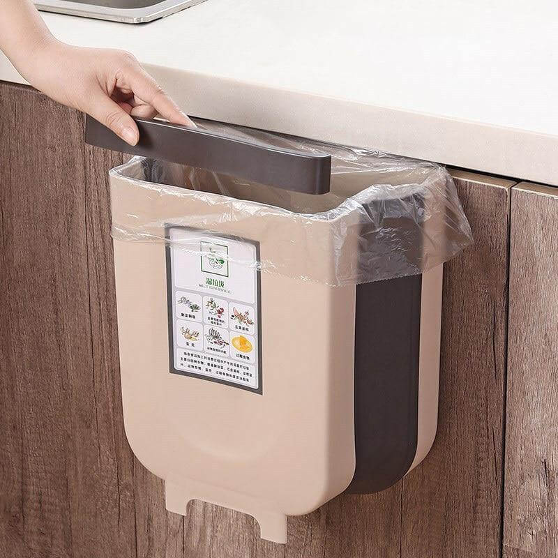 Foldable Cabinet Kitchen Trash Can - Image 8