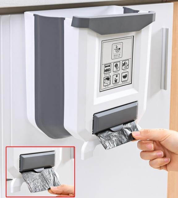 Foldable Cabinet Kitchen Trash Can - Image 9