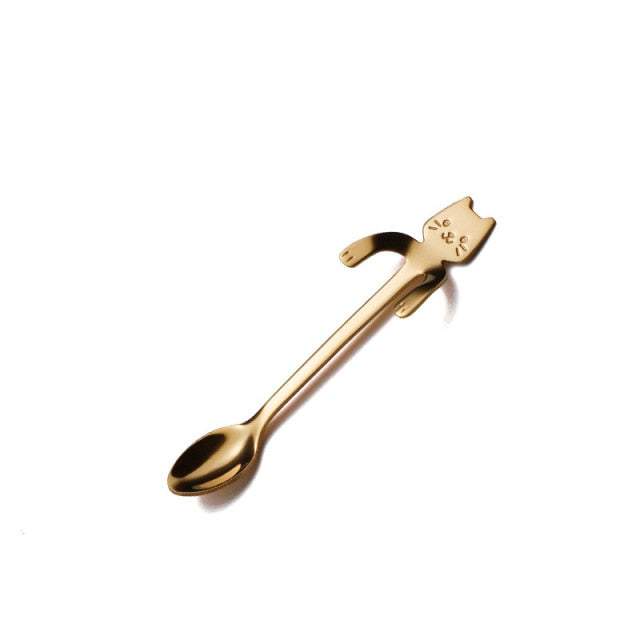 Cute Cat Long Handle Tea Spoon - Image 12