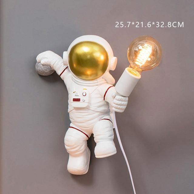 Minimal Resin Astronaut Table Lamps - Image 1