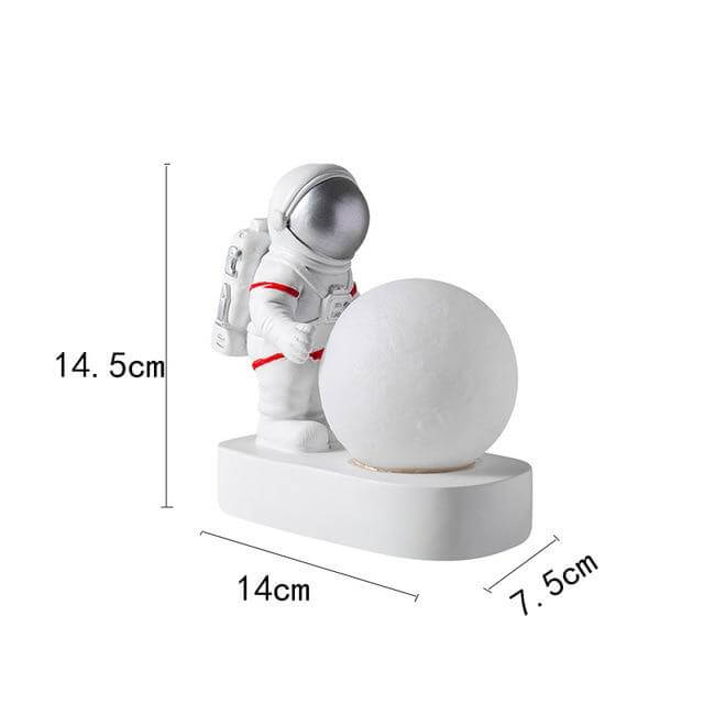 Minimal Resin Astronaut Table Lamps - Image 9
