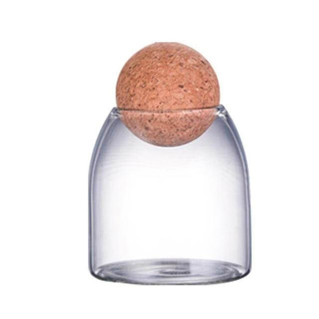 Creative Glass Cork Storage Jar - Image 6