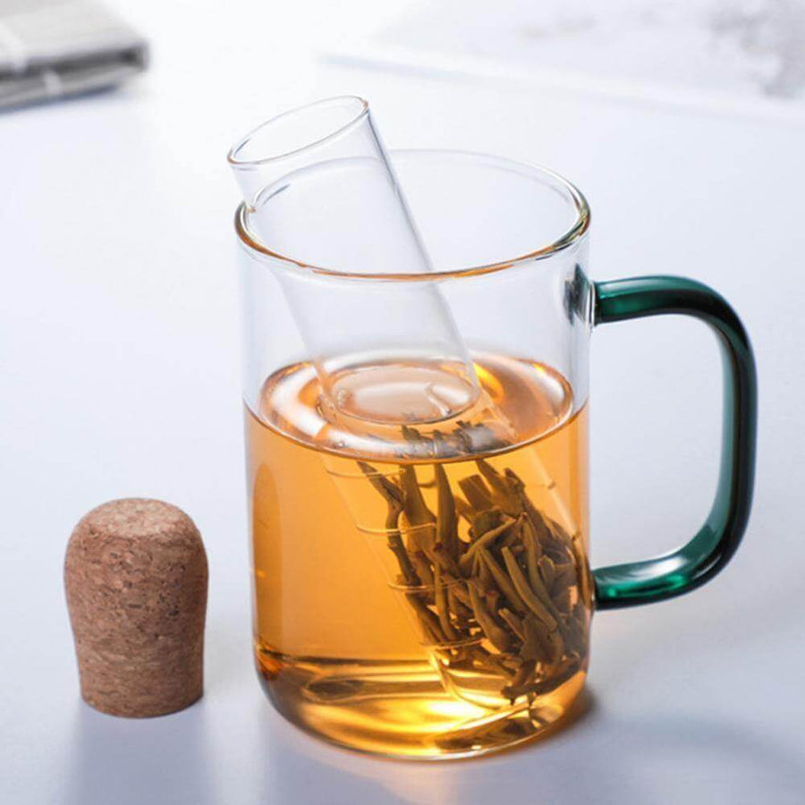 Creative Pipe Glass Tea Infuser - Image 1
