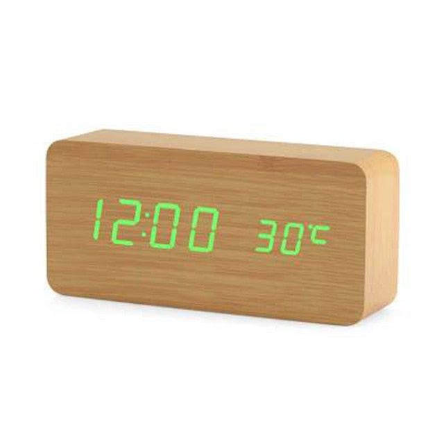 Nordic Digital Led Voice Control Alarm Clock - Image 12