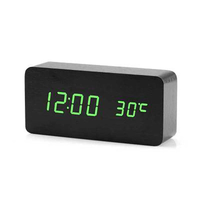 Nordic Digital Led Voice Control Alarm Clock - Image 15