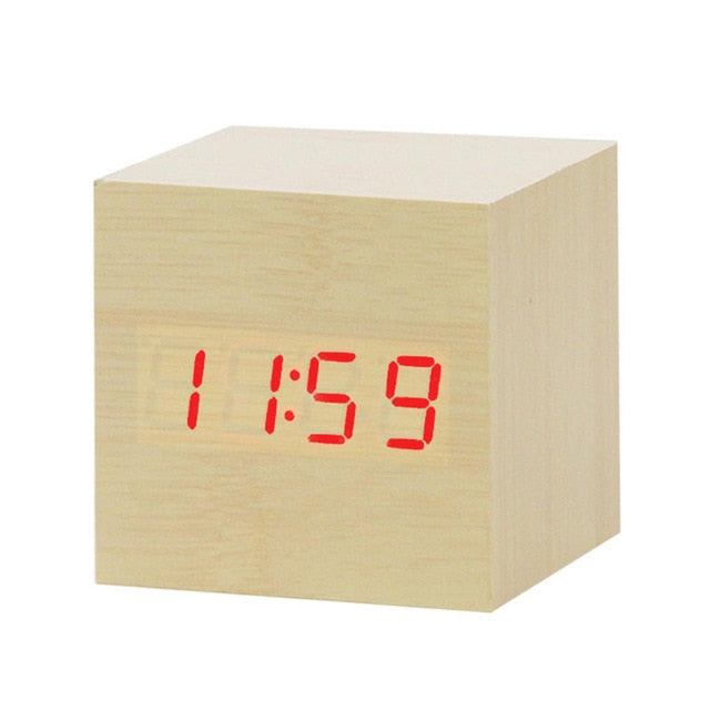 Nordic Digital Led Voice Control Alarm Clock - Image 13