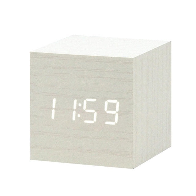 Nordic Digital Led Voice Control Alarm Clock - Image 14