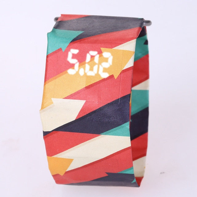 LED Wristband Durable Paper Watch - Image 1