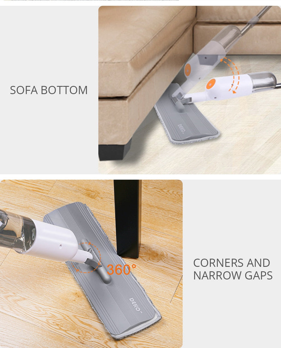3in1 Hand Sweeper Water Spray Mop - Image 8