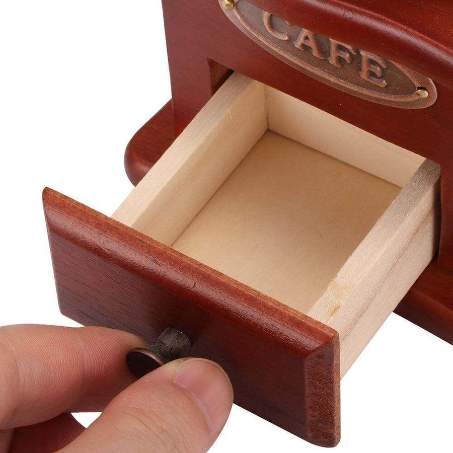 Wooden Antique Manual Coffee Grinder - Image 4