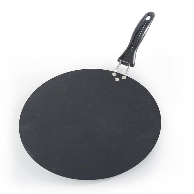 Black Iron Round Non-stick Pancake Pan - Image 3