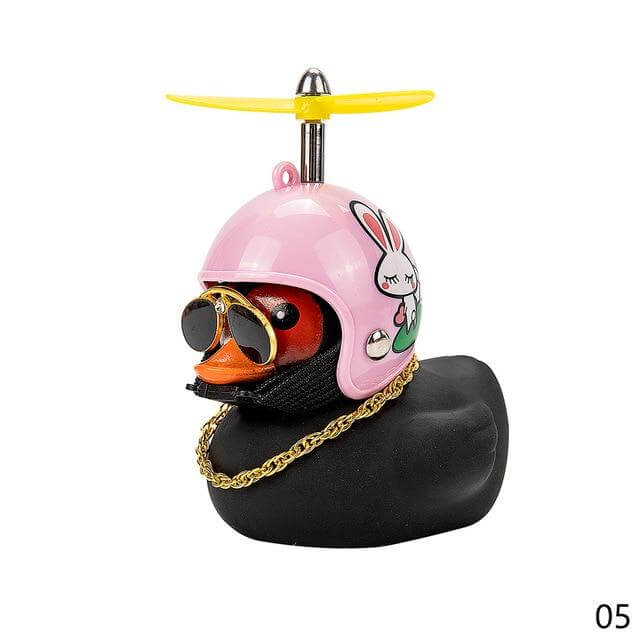 3pcs Mission Serious Car Duck with Helmet - Image 6