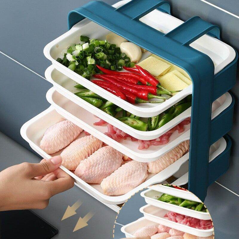 Wall-Mounted Space Saving Kitchen Organizer - Image 12