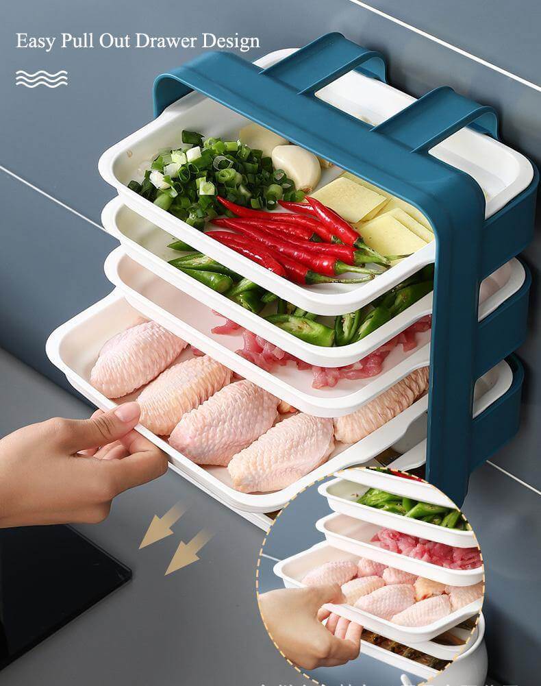 Wall-Mounted Space Saving Kitchen Organizer - Image 7