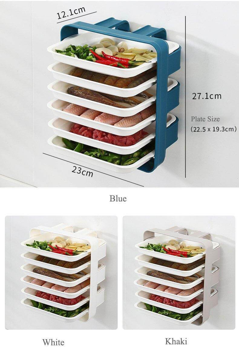 Wall-Mounted Space Saving Kitchen Organizer - Image 5