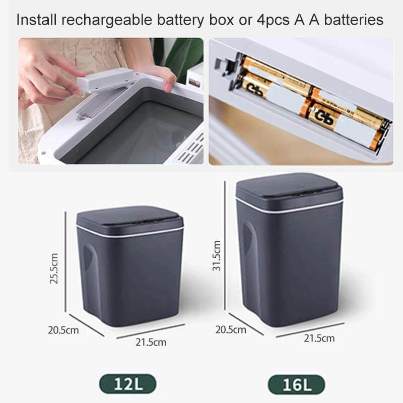Touchless Smart Automatic Sensor Trash Can - Image 4