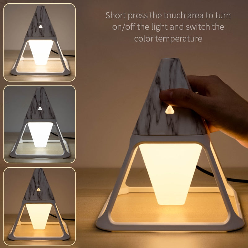 Cool Pyramid Humidifier Night Light - Image 2