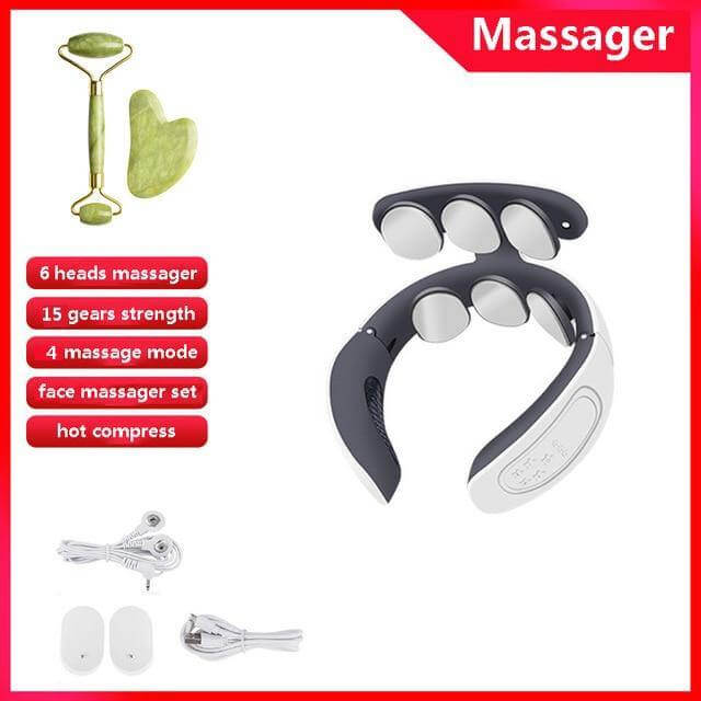 6 Heads Neck Shoulder Massager - Image 9