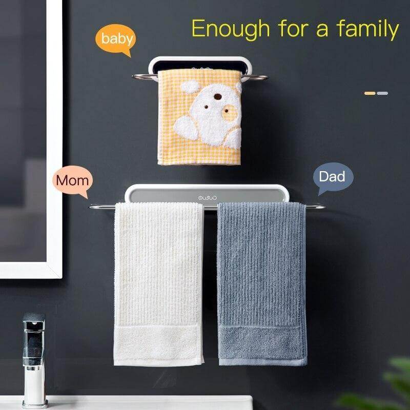 Stainless Steel Wall-Mounted Foldable Towel Hanger - Image 13