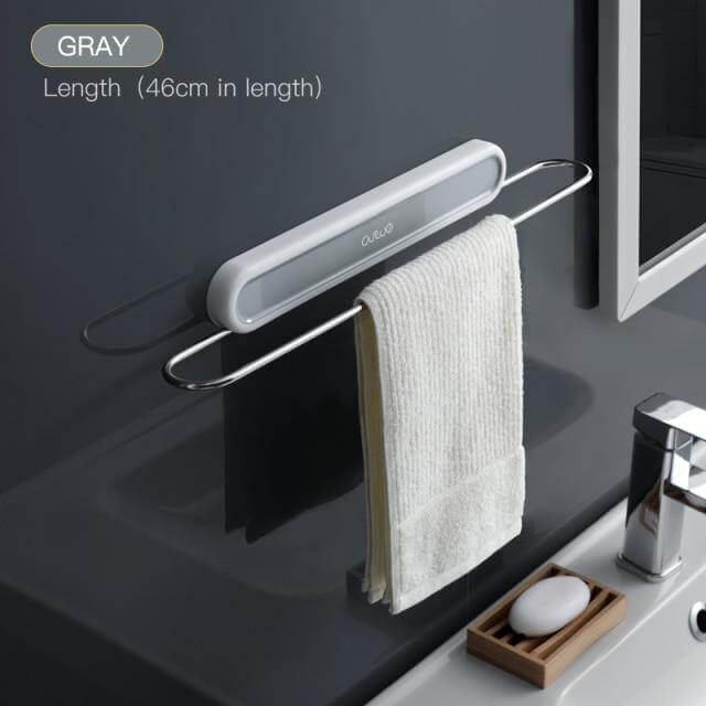 Stainless Steel Wall-Mounted Foldable Towel Hanger - Image 7