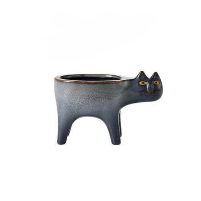 Lovely Ceramic Cat Plant Vase - Image 6