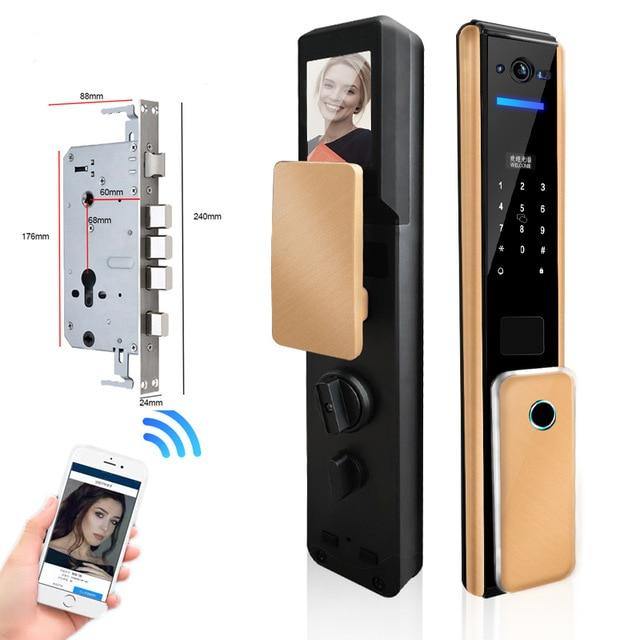 Led Screen Fingerprint Secure Digital Door Lock - Image 7