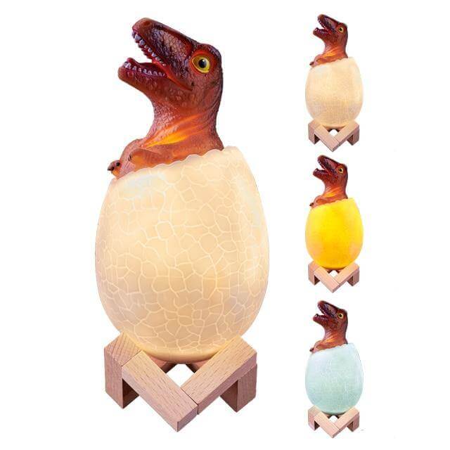 3D Dinosaur Egg Remote Control Colorful Bedside Light - Image 15