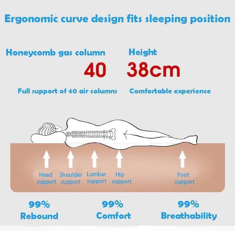 Portable Inflatable Double Air Bed Mattress - Image 5