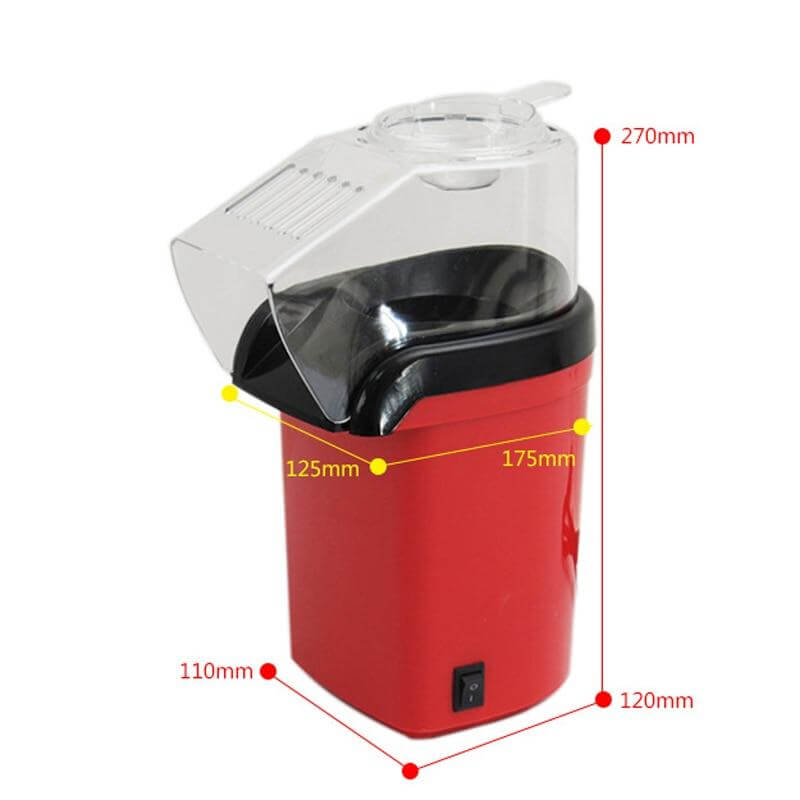 Mini Household Healthy Hot Air Popcorn Maker - Image 3