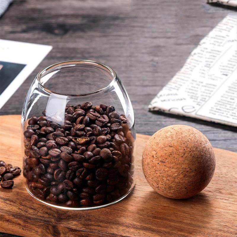 Creative Glass Cork Storage Jar - Image 3