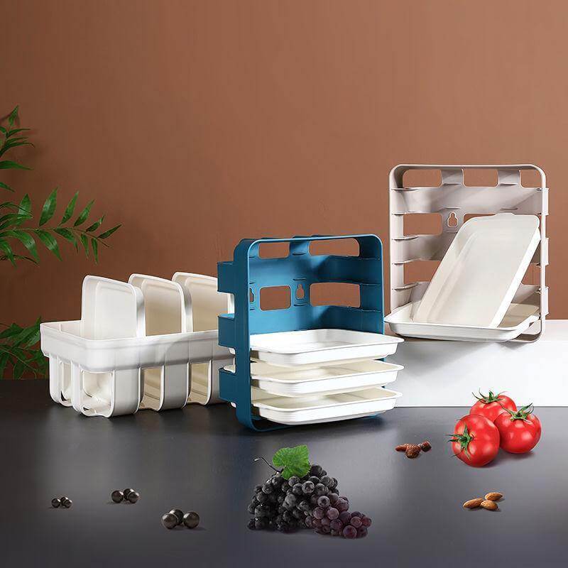 Wall-Mounted Multi Layer Kitchen Food Cooking Organizer - Image 1