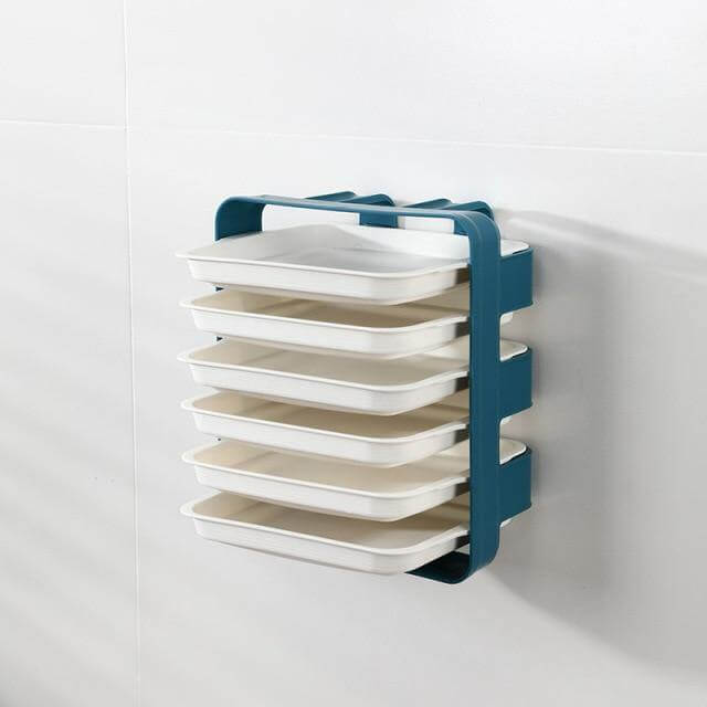 Wall-Mounted Multi Layer Kitchen Food Cooking Organizer - Image 22