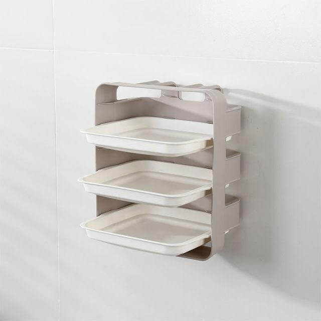 Wall-Mounted Multi Layer Kitchen Food Cooking Organizer - Image 19