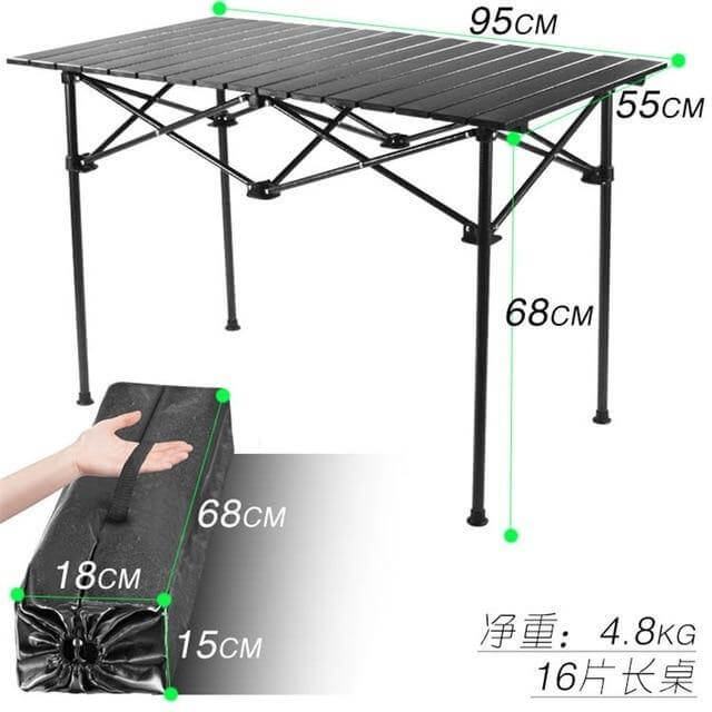 Waterproof Outdoor Folding Camping Picnic Table - Image 12