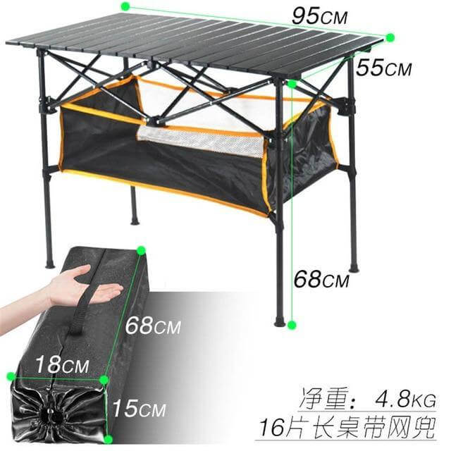 Waterproof Outdoor Folding Camping Picnic Table - Image 6