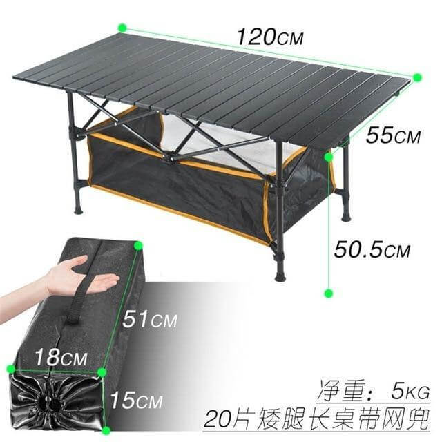 Waterproof Outdoor Folding Camping Picnic Table - Image 1