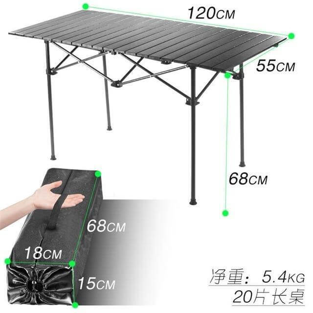 Waterproof Outdoor Folding Camping Picnic Table - Image 2