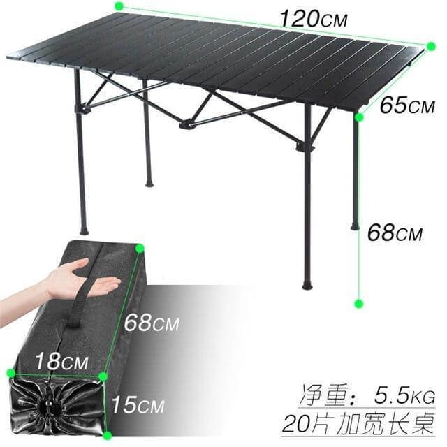 Waterproof Outdoor Folding Camping Picnic Table - Image 9