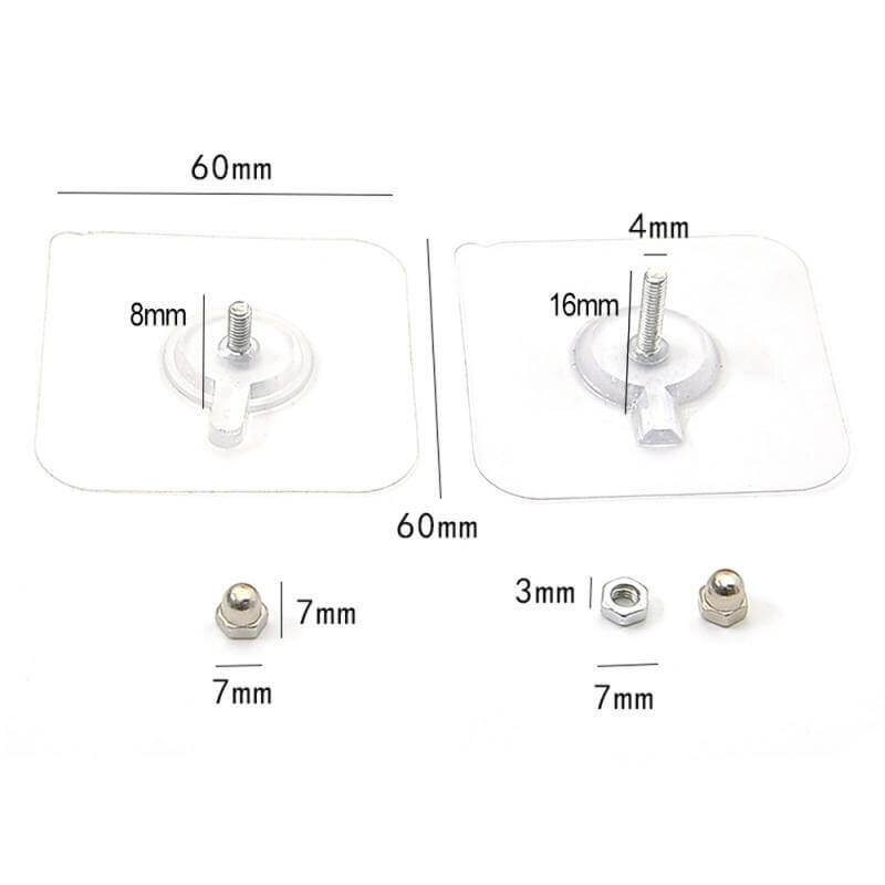 No Drill Stickers Hook Screw - Image 10