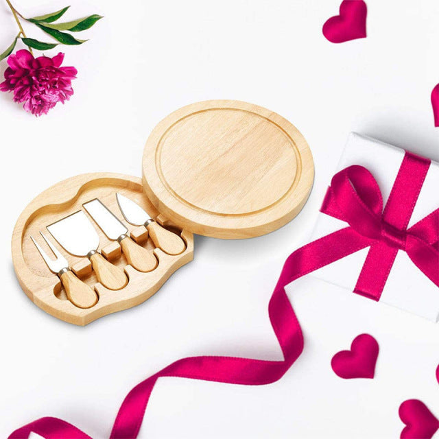 Wooden Bamboo Cutting Board Set - Image 5