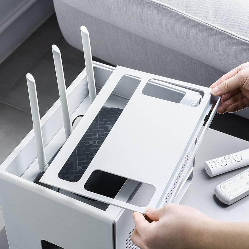 Elegant Desktop Wifi Router Organizer Storage Box - Image 2