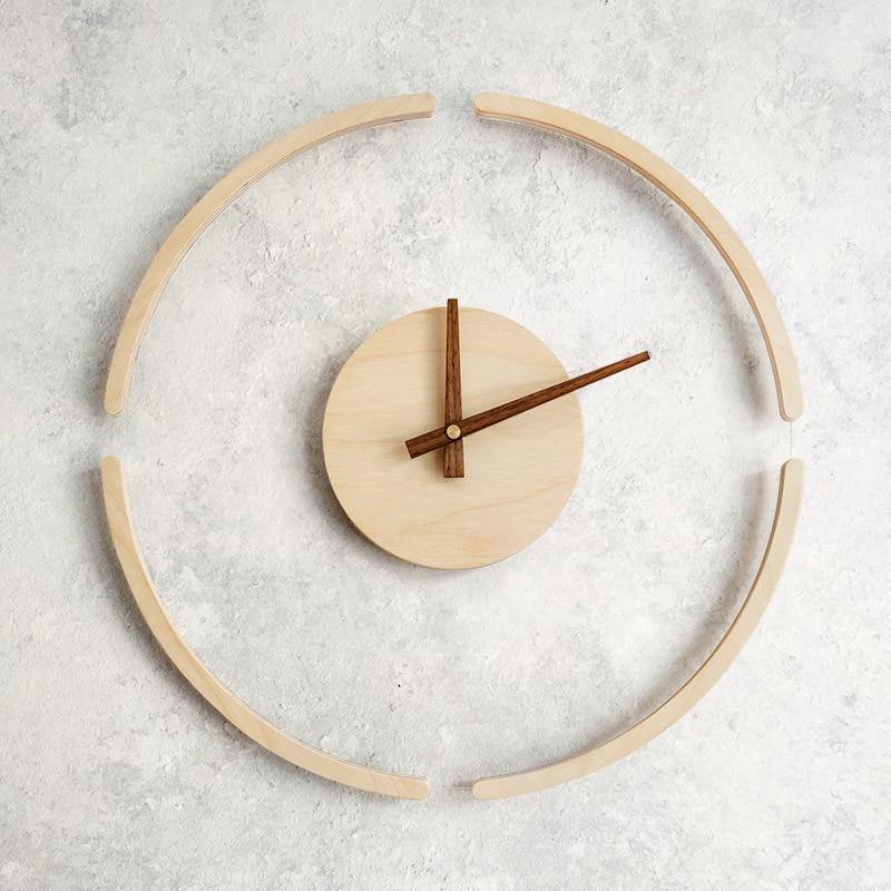 Creative Transparent Suspension Wall Clock - Image 0