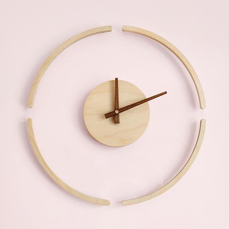Creative Transparent Suspension Wall Clock - Image 4