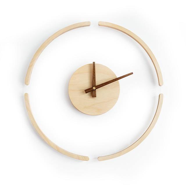 Creative Transparent Suspension Wall Clock - Image 1
