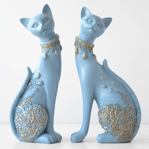 European Cute Resin Cat Figurines - Image 5