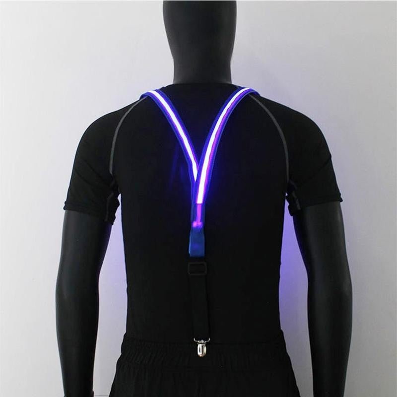 Unisex Led Illuminated Clip-on Suspenders - Image 2